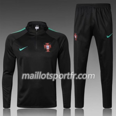 Portugal Ensemble Sweat d'entrainement 2018 Noir
